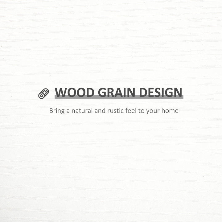 MCL Set of 3 Wooden U-Shaped Floating Shelves Set Wall Mounted Hanging Bookshelf CD DVD Storage Display for Bedroom Living Room Kitchen, White