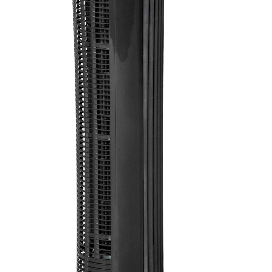 Tower Fan for Bedroom Cooling, 30 Inch Electric 70° Oscillating Fan with 3 Speed Settings, Standing Floor Fan for Home Office Indoor, Black