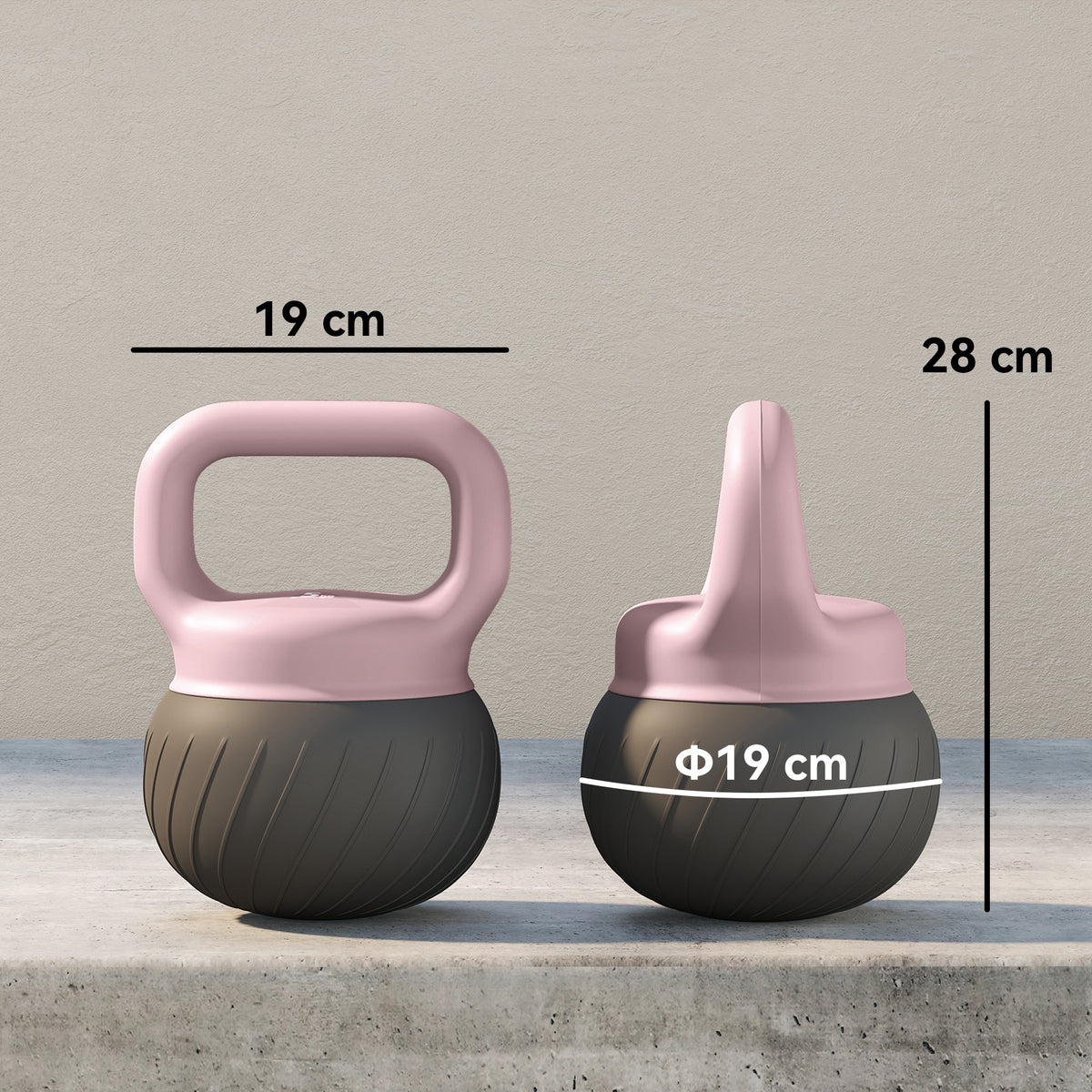 Soft Kettlebell, 12kg Kettle Bell with Anti-Slip Grip for Home Gym Wei