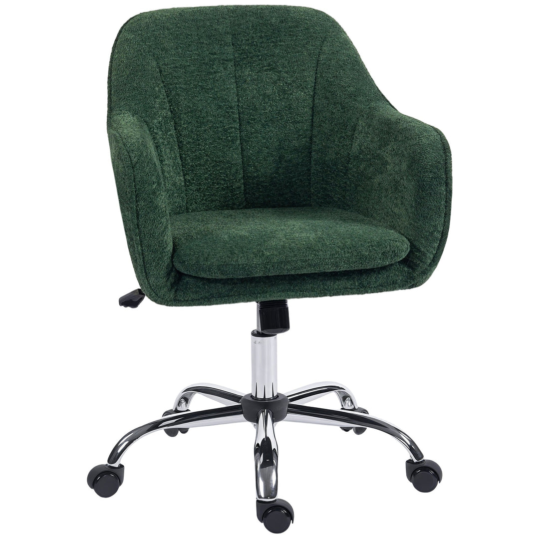 HOMCOM Velvet-Feel Office Chair
