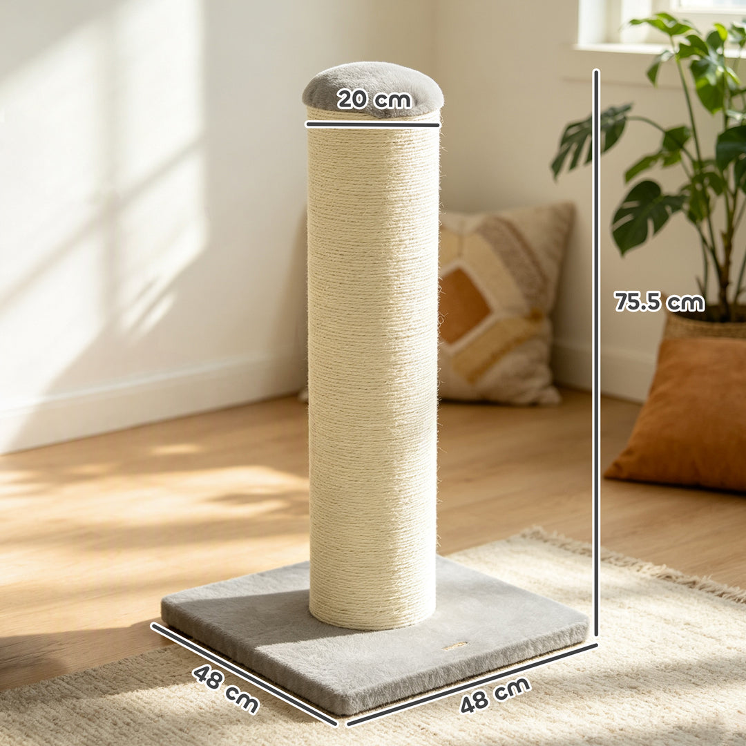 Cat Scratching Post, 76cm Tall Scratch Post for Indoor Kittens, Cat - view 3