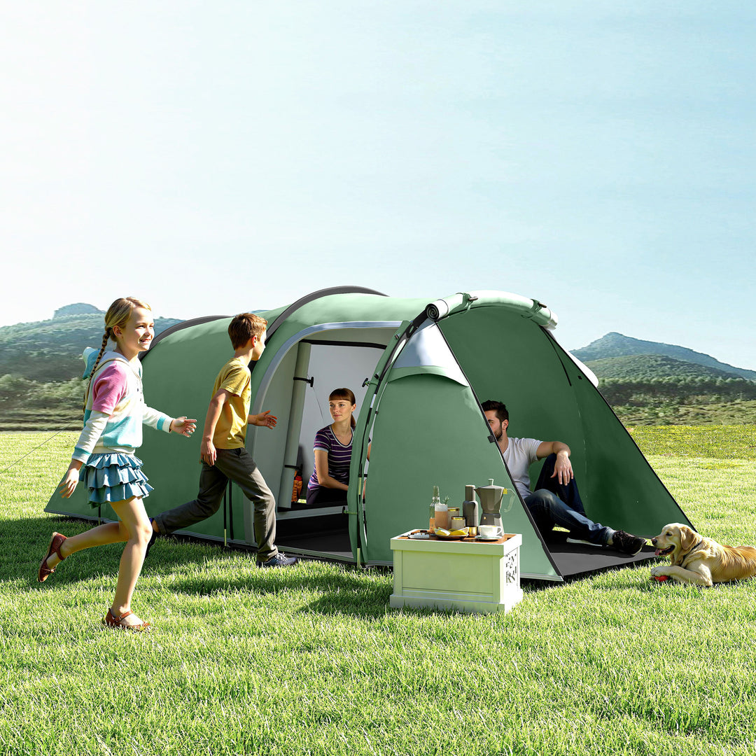 MCL Three-Man, Two-Room Tent - Green