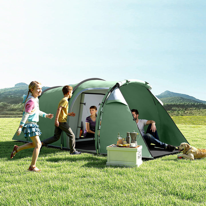 MCL Three-Man, Two-Room Tent - Green