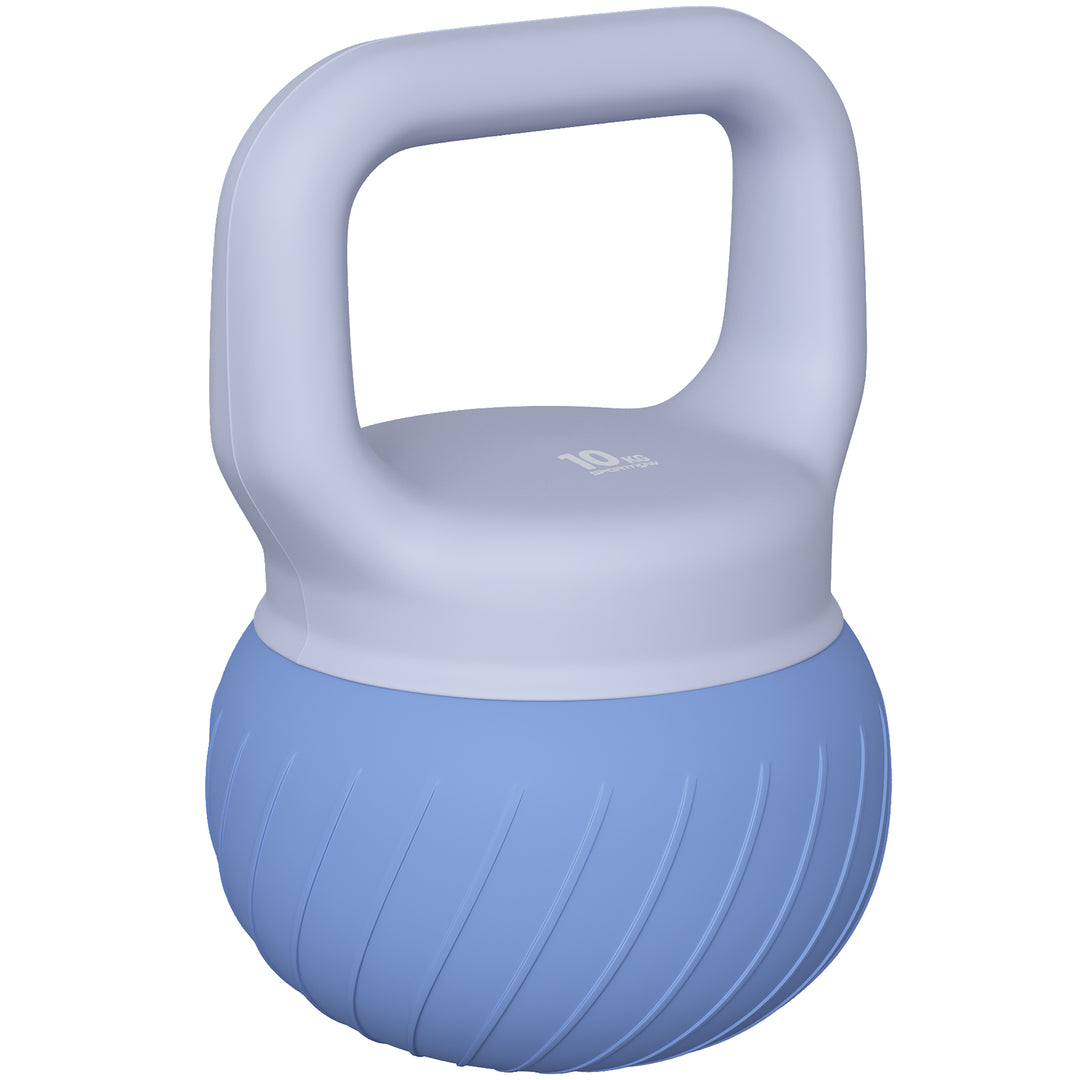 Soft Kettlebell, 10kg Kettle Bell with Anti-Slip Grip for Home Gym Wei