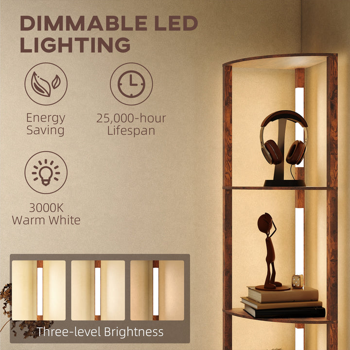 MCL Three-Tier Corner Floor Lamp