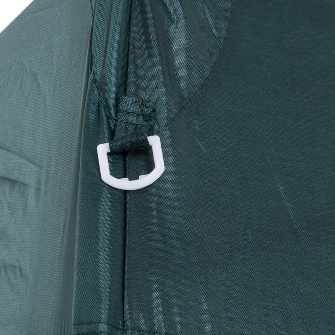 3 M x 3 M Base/ 2.5 M x 2.5 M Top Pop Up Gazebo with Carry Bag, Height Adjustable Slant Leg Party Tent Instant Event Shelter for Garden, Patio, Green