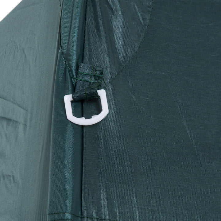 3 M x 3 M Base/ 2.5 M x 2.5 M Top Pop Up Gazebo with Carry Bag, Height Adjustable Slant Leg Party Tent Instant Event Shelter for Garden, Patio, Green