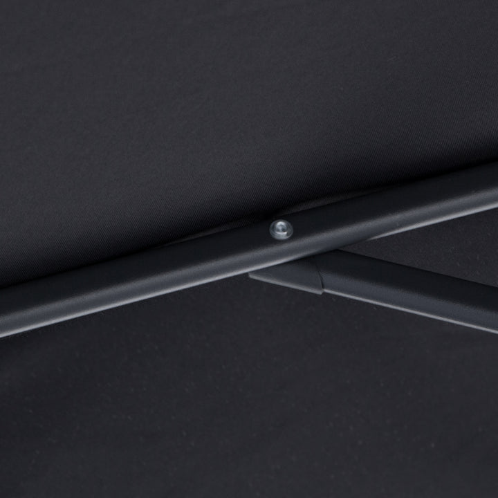3 m Banana Parasol-Black