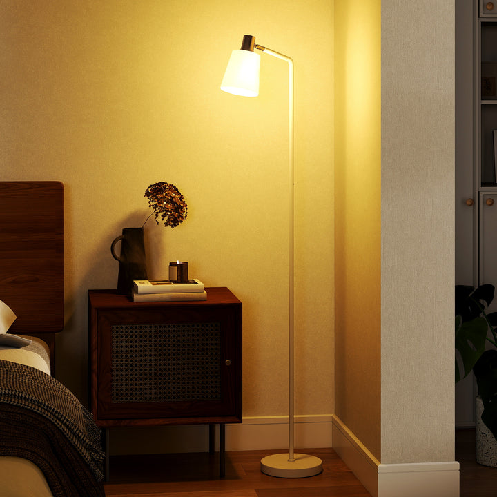 Modern Standing Lamp, Floor Lamp with 350° Rotatable Head for Living R