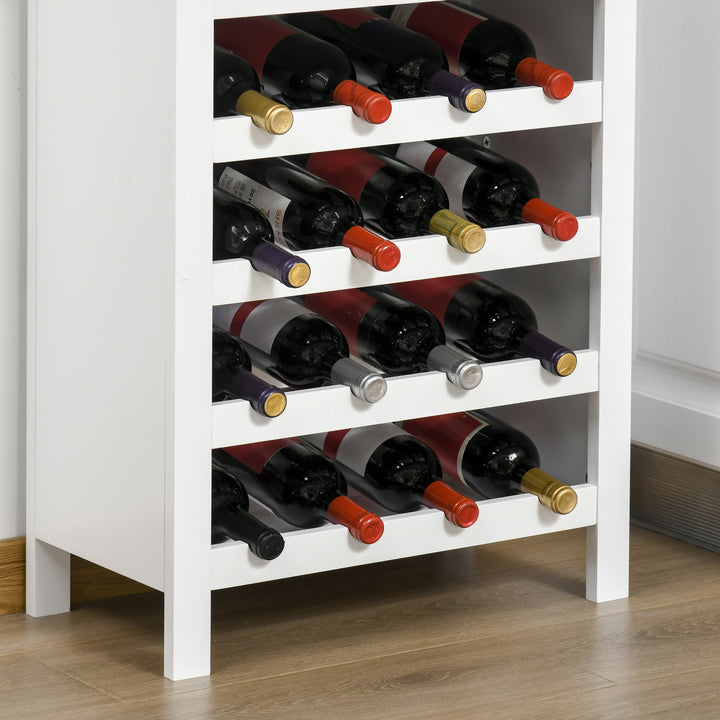 HOMCOM Modern Wine Cabinet Cupboard with 16