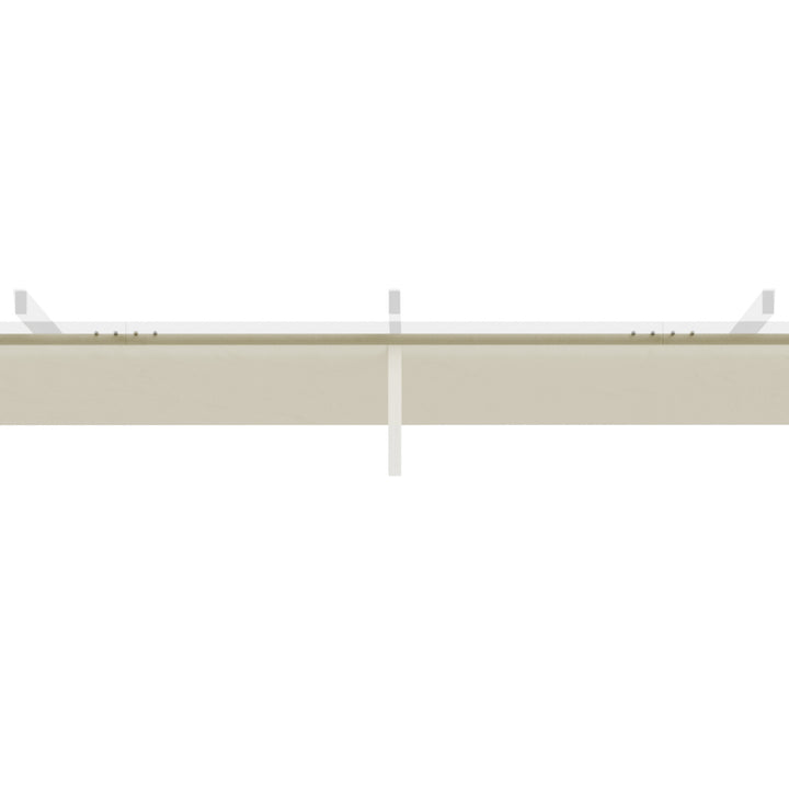 Retractable Pergola Shade Cover, Replacement Canopy for 4 x 3 (m) Pergola, Retractable Roof, Cream White