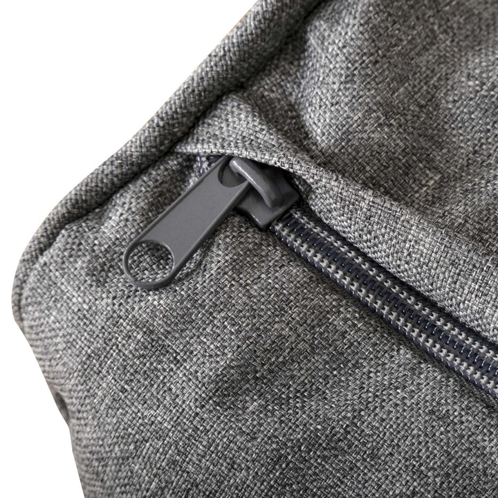 MCL 5 Pieces Outdoor Patio Furniture Set, Sofa Couch with Glass Coffee Table, Cushioned Chairs and Aluminum Tube, for Balcony Garden Backyard, Grey