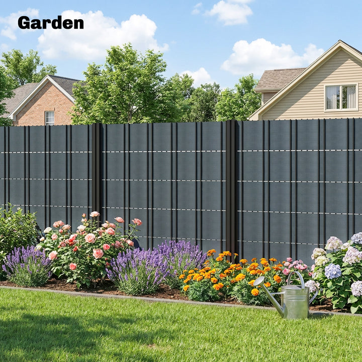 2Pcs Privacy Garden Screen Fence, UV Resistant Waterproof Windbreak Fe