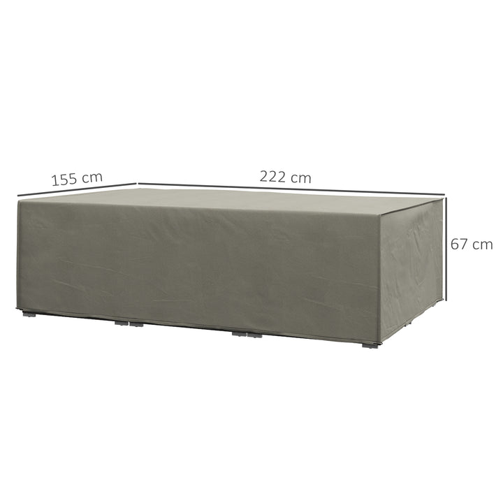155 x 222cm Waterproof Furniture Cover - Grey