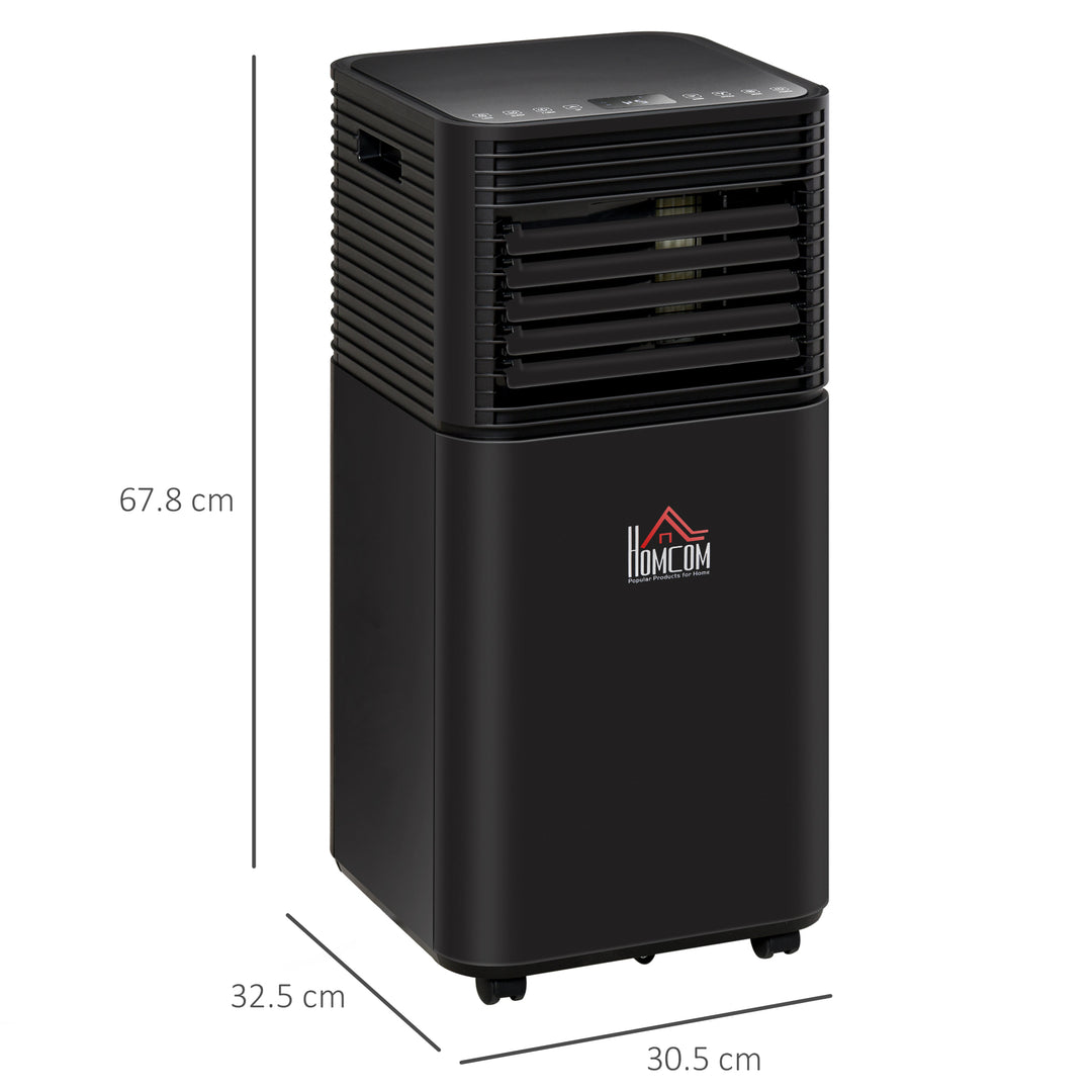 7000 BTU 4-In-1 Portable Air Conditioner Unit Cooling Dehumidifying Ventilating for Room up to 26m², with Fan, Remote, 24H Timer, Window Mount Kit, R290, A Energy Efficiency