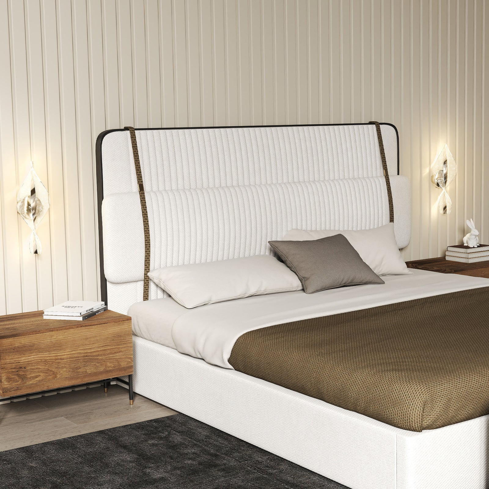 Led Wall Lamp 2 Pack, 13W Modern Indoor Spiral Wall Light, Colour Temperature Adjustable 3000K/4000K/6500K, for Bedroom, Living Room, Hallway, Stairs, Silver Tone