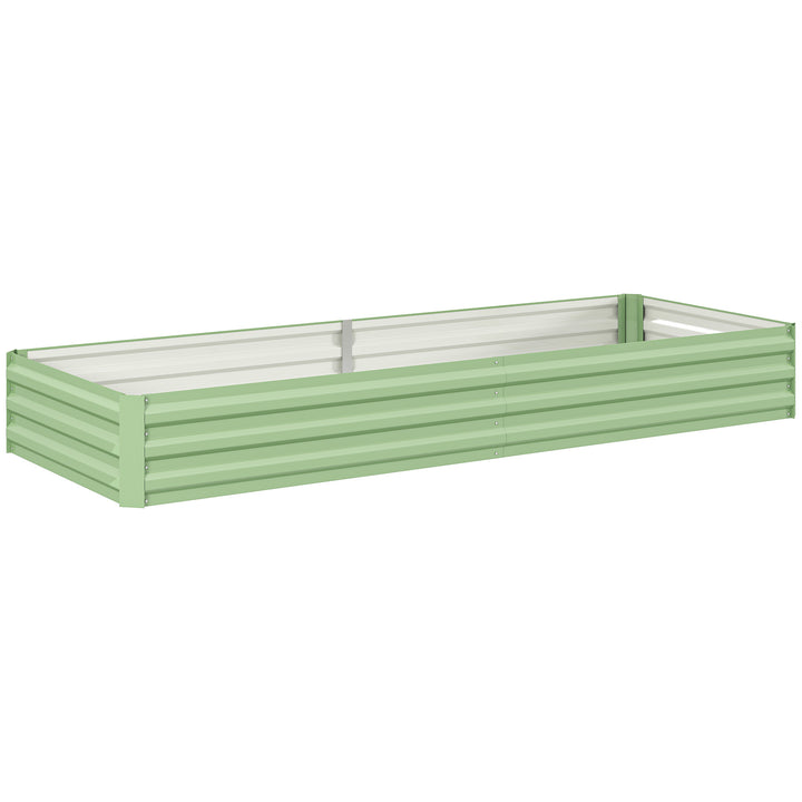 Metal Raised Garden Bed Planter Box Outdoor Planters for Growing Flowe