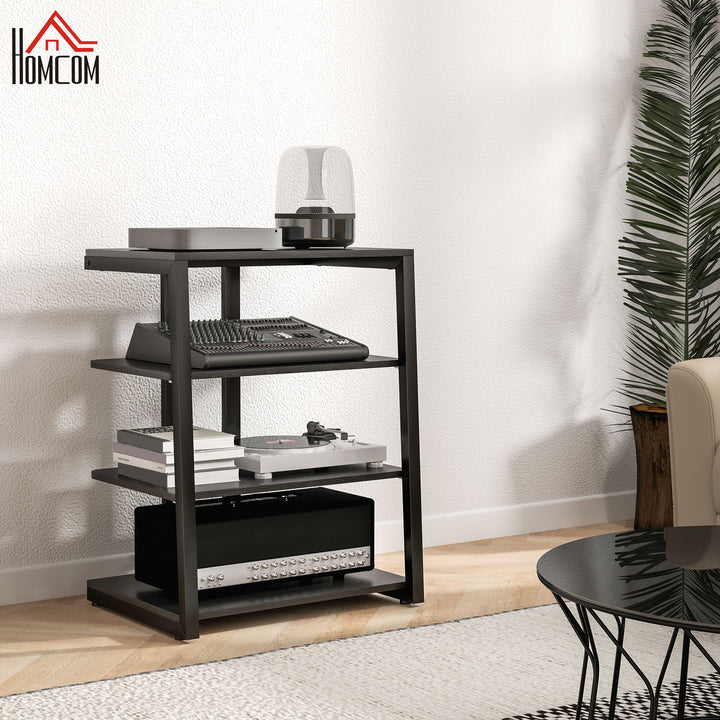 HiFi Stand, with Four Storage Shelves