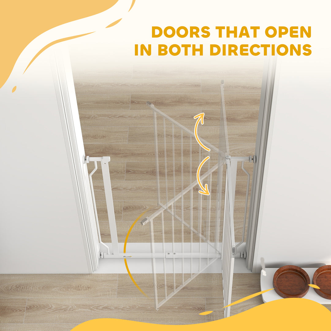 Extra Wide Dog Gate, with Door Pressure, for Doorways, Hallways, Stair