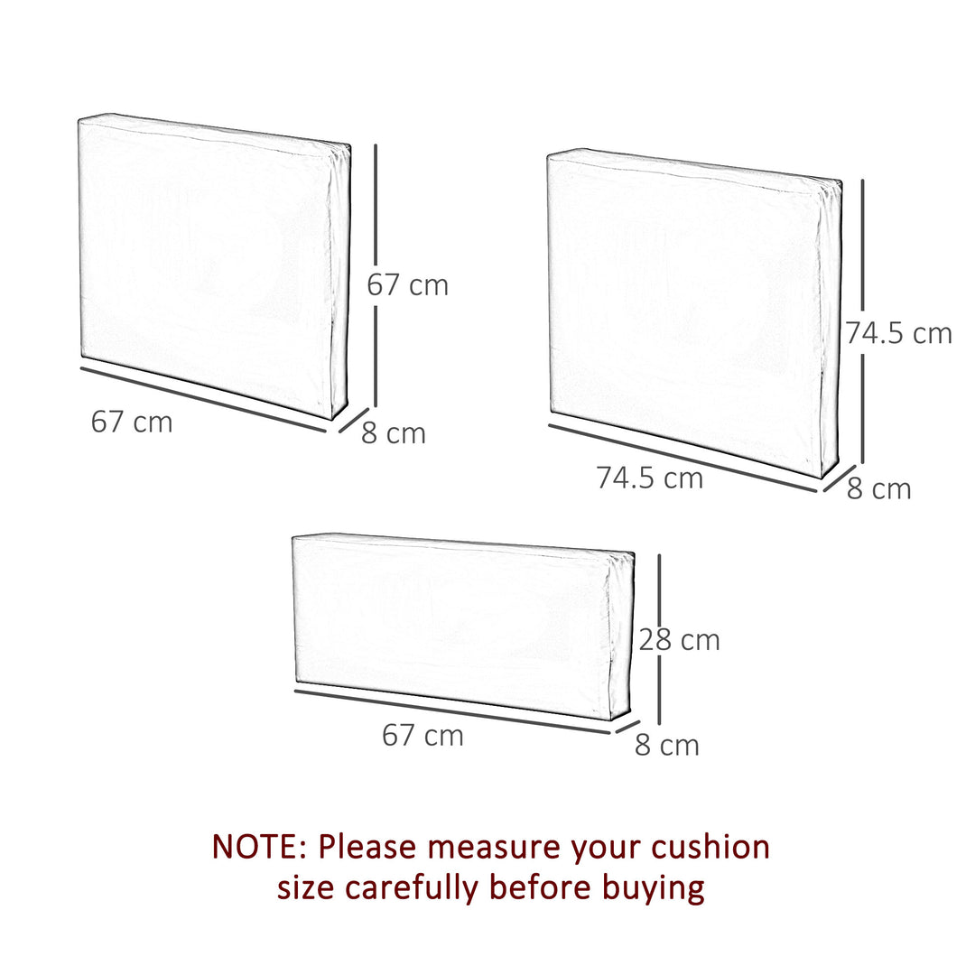 Cushion Cover Replacement Garden Rattan Patio Furniture Seat Cover