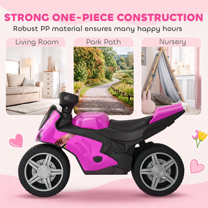 Balance Bike with Music Extra-Wide Wheels Toddler Bike for Boys Girls 