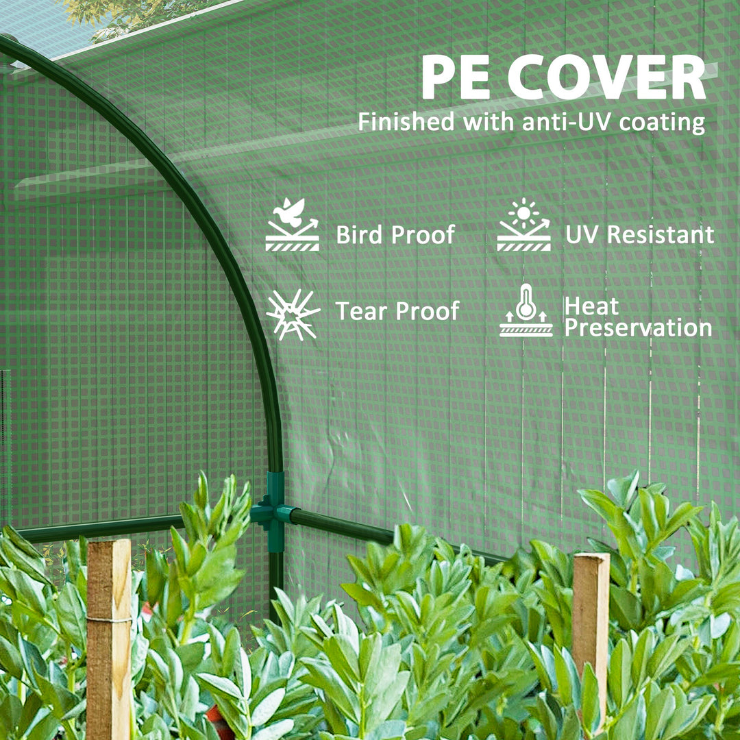 94 x 94cm Mini Portable Greenhouse - Green