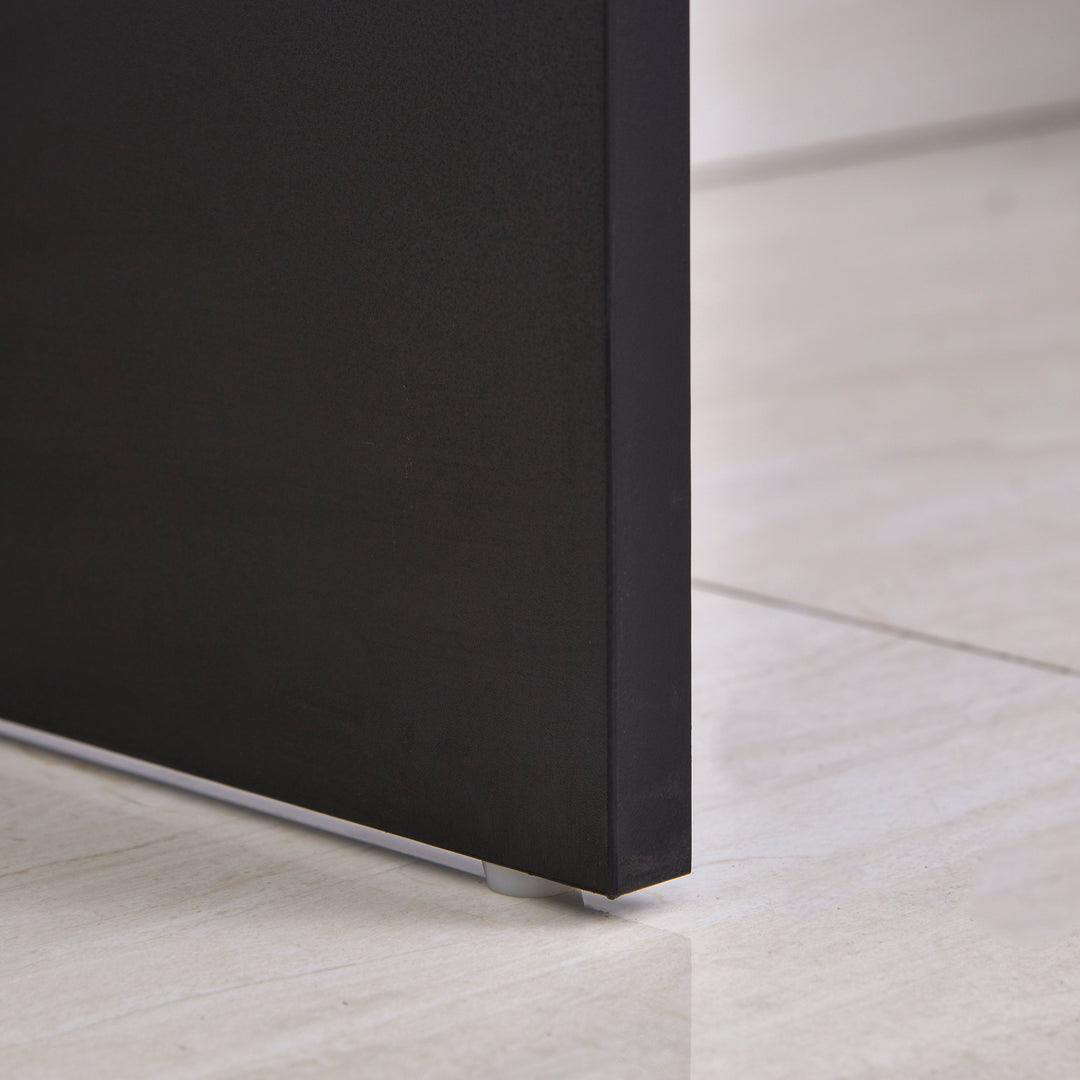 MCL Computer Desk with Sliding Keyboard Tray Storage Drawer Shelf Home Office Workstation Black