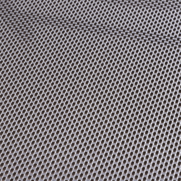 Set of 2 Folding Garden Chairs, Metal Frame Garden Chairs Outdoor Patio Park Dining Seat with Breathable Mesh Seat, Grey