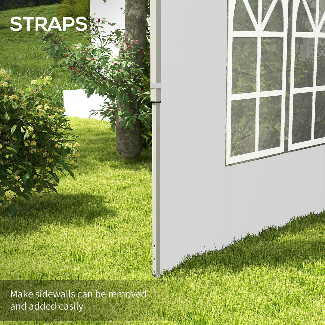 Gazebo Side Panels, Sides Replacement with Window for 3x3(m) or 3x4m P