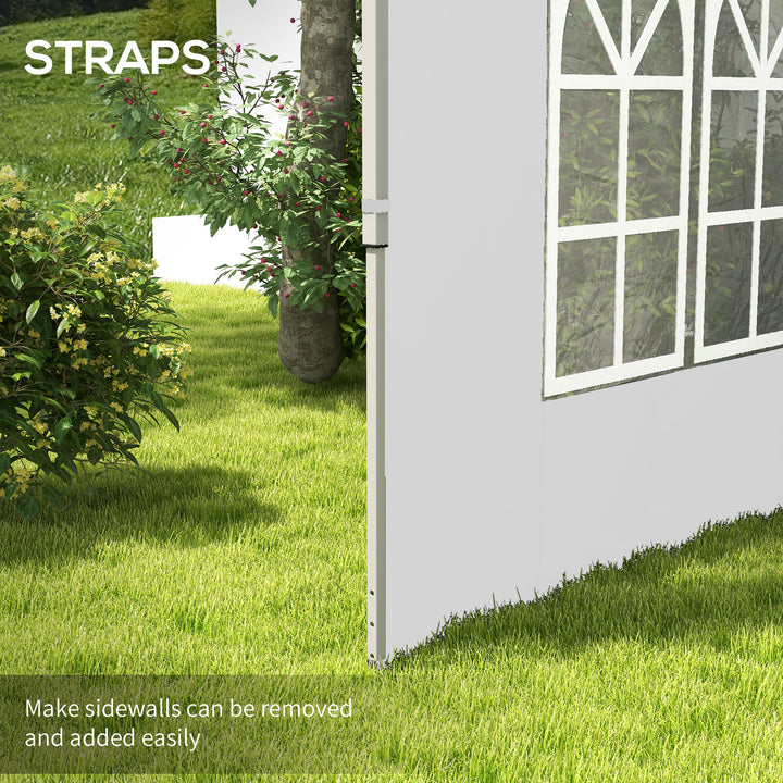 Gazebo Side Panels, Sides Replacement with Window for 3x3(m) or 3x4m P