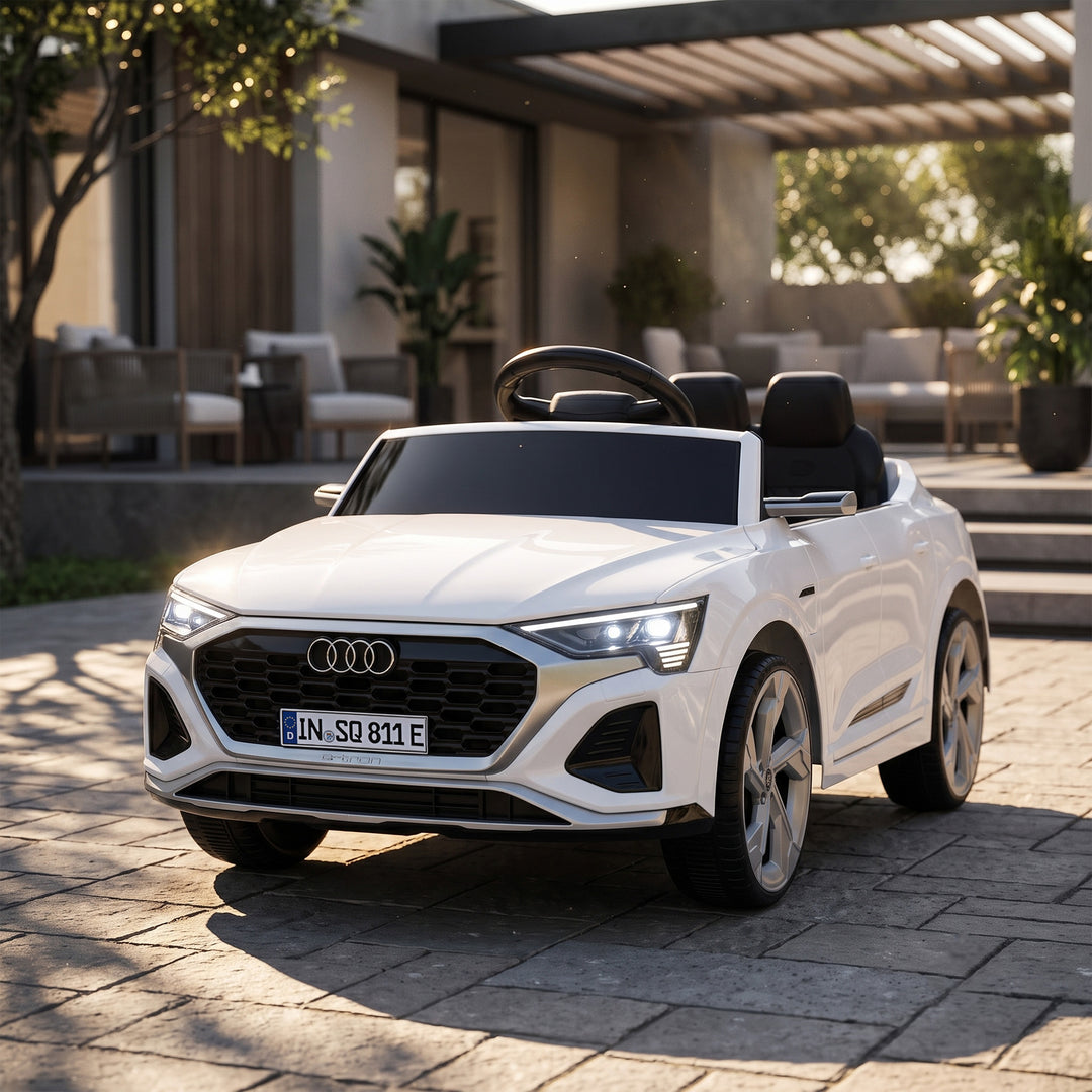 Audi Q8 etron Sportback Licensed Ride on Car with Remote Control, Four