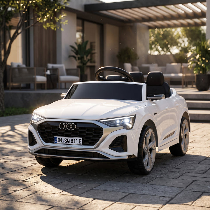 Audi Q8 etron Sportback Licensed Ride on Car with Remote Control, Four
