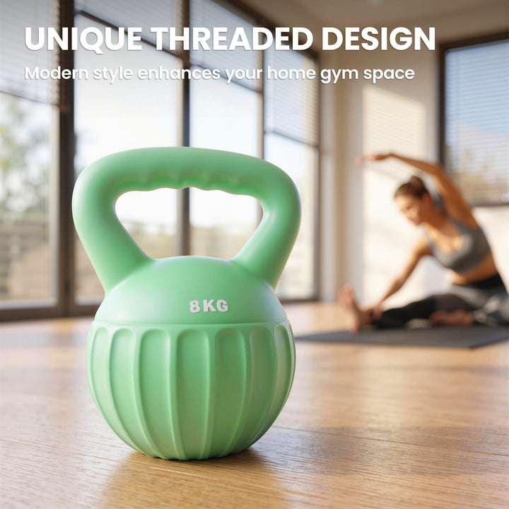 Kettlebell for Strength Training Kettle Bell with Non-Slip Handle 8 kg