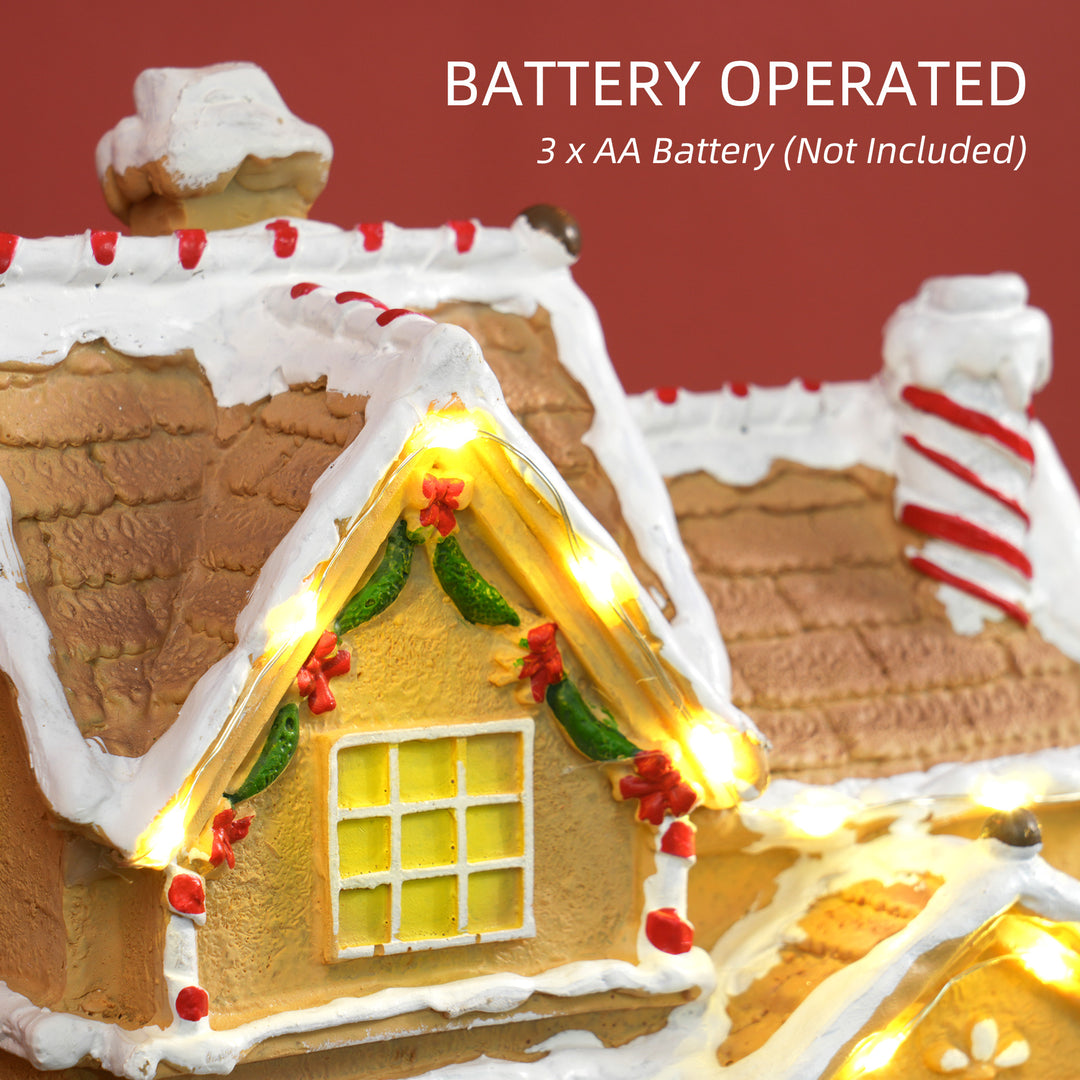 Gingerbread House Light &amp; Music Christmas Decoration
