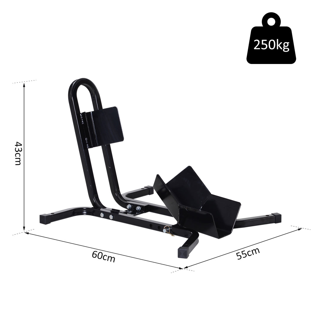 Metal Motorcycle Motorbike Wheel Chock Locking Stand System 17”,19”,21”/43,48,51 Cm Front Wheels Steel Adjustable Fixing Tyre Holder Support