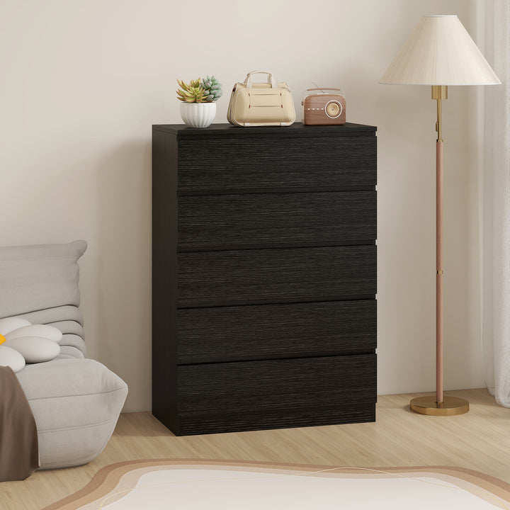 Chest of Drawers, 5 Drawer Dresser, Modern Storage Cabinet with 5 Draw