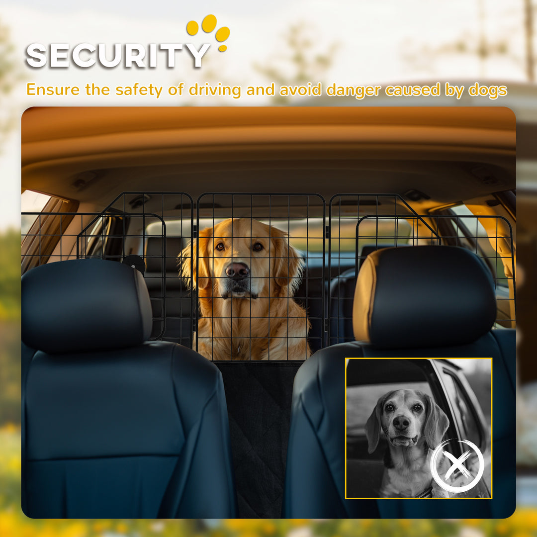 Dog Guard for Cars, Vans, Vehicles, with 93-150cm Adjustable Width