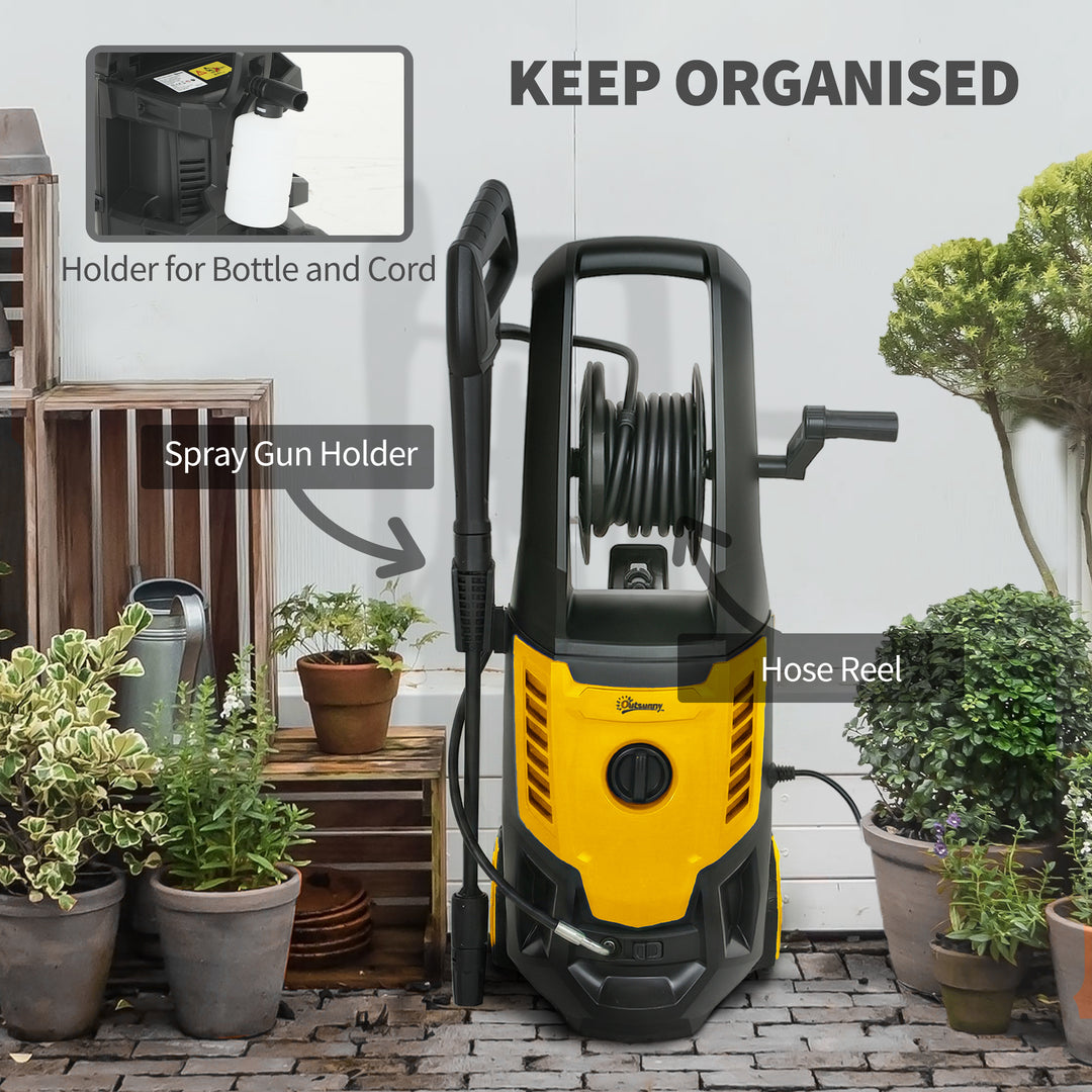 2200W High Pressure Washer, 170 Bar Pressure Washer with Adjustable No