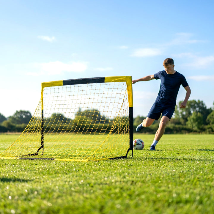 Pop Up Football Goal, Portable Folding Football Net with Carry Bag, 4 