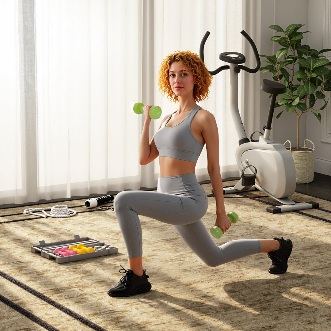 MCL 6Kg Dumbbell Set, Fitness Weight Set for Men and Women, Home Gym Workout