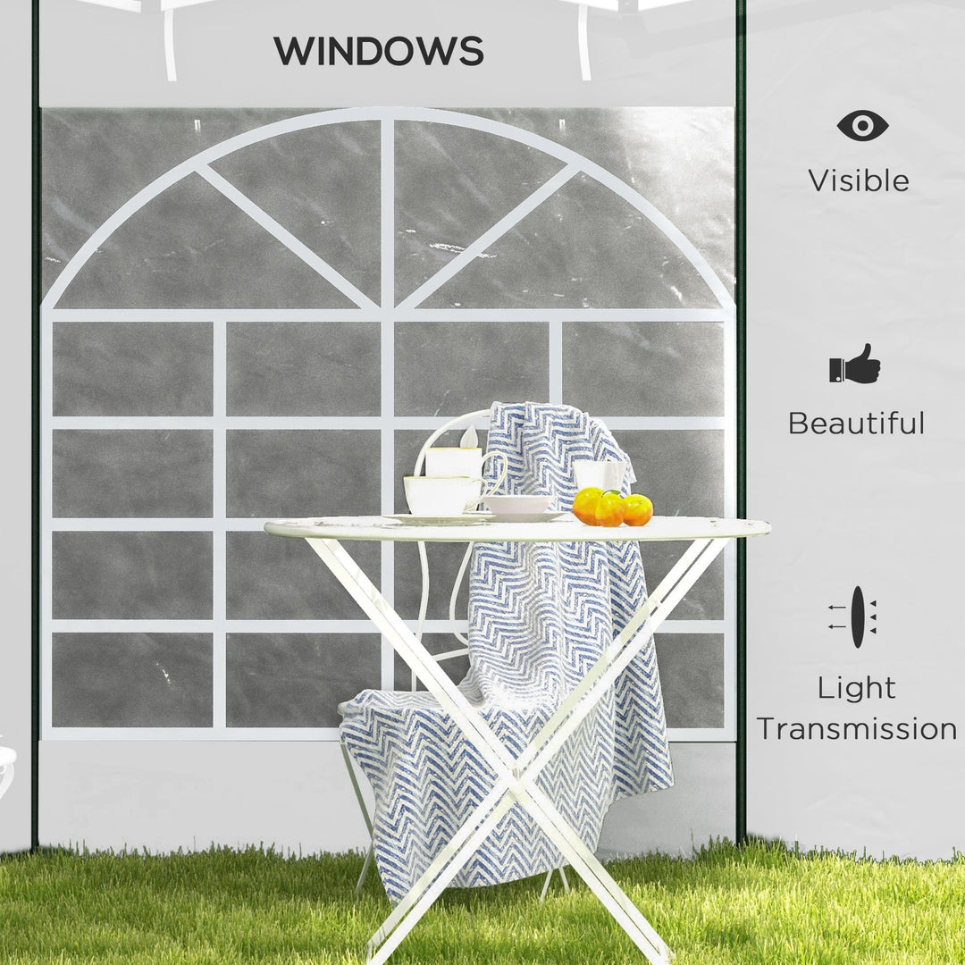 Gazebo Side Panels, 2 Pack Sides Replacement, for 3x3(m) or 3x6m Pop U