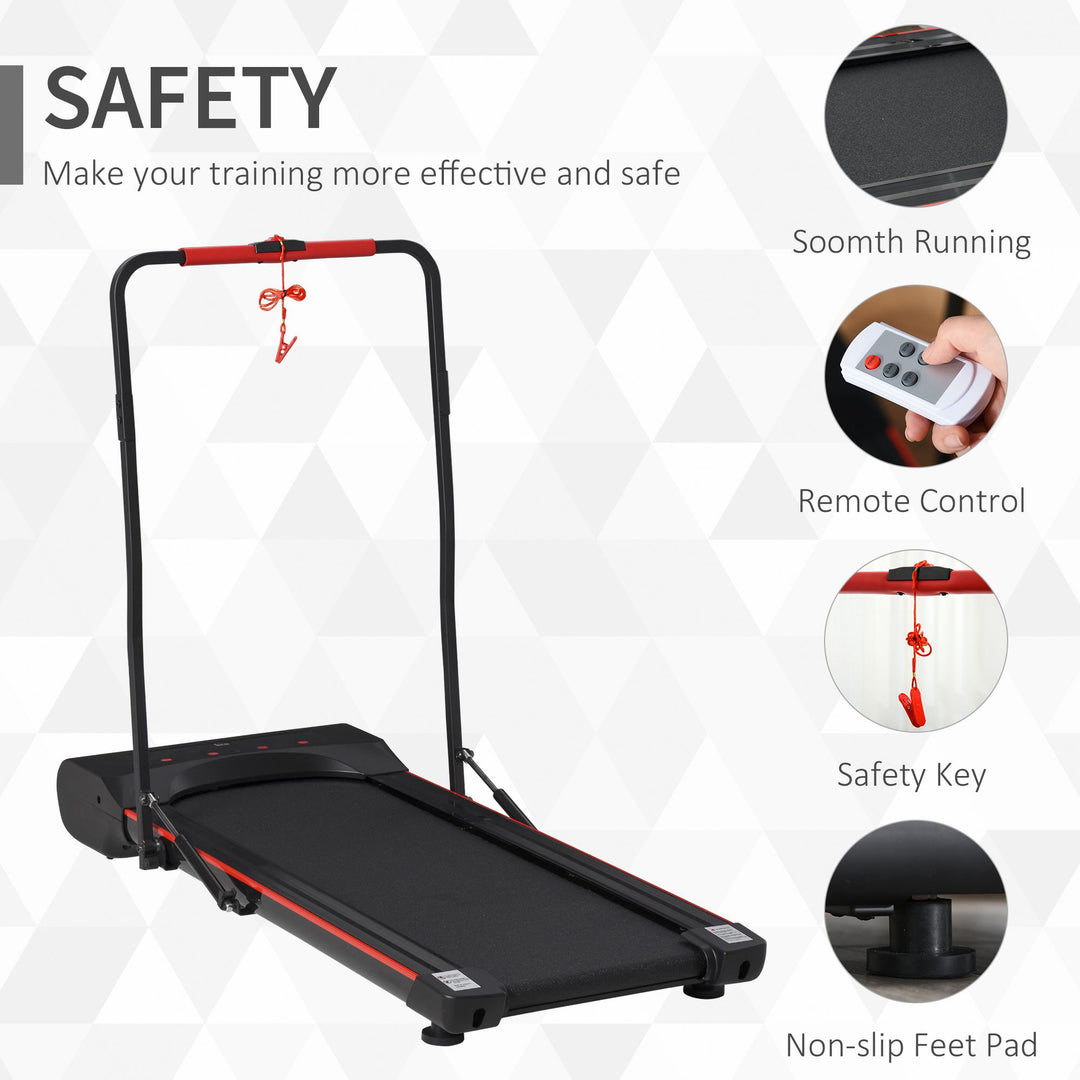 MCL Foldable Walking Machine Treadmill 1-6km/h with LED Display & Remote Control Exercise Fitness for Home Office