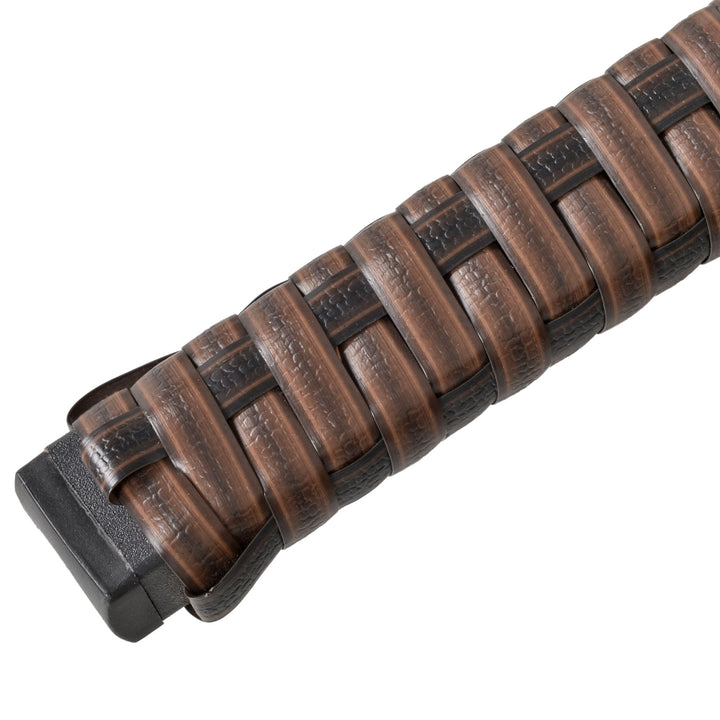 MCL Six-Piece Rattan Sofa Set, with Glass-Top Table - Mixed Brown