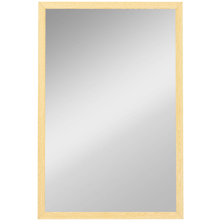 Wall Bathroom Mirror, 60 x 40 cm Wall-Mounted Mirror for Living Room, 