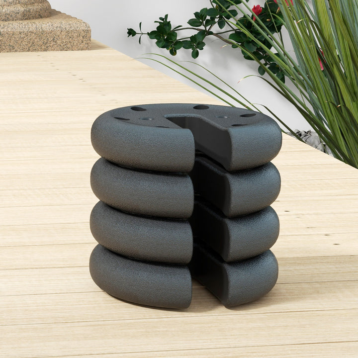 MCL Pop up Canopy Tent Weights Set of 4 PCs, Leg Weights for Marquee Party Tent Outdoor Canopy, Total 8.8KG