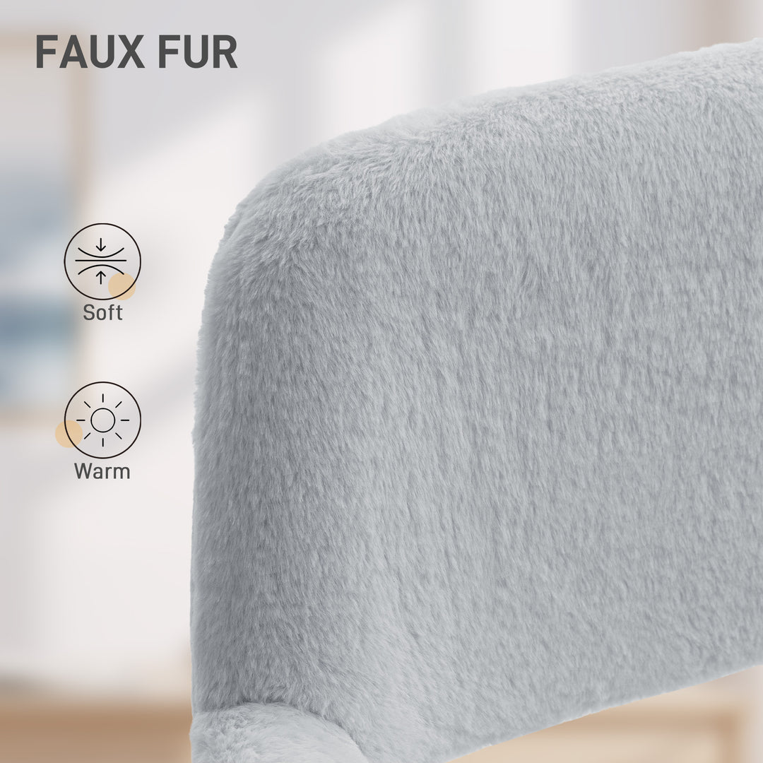 Faux Fur Rabbit Chair
