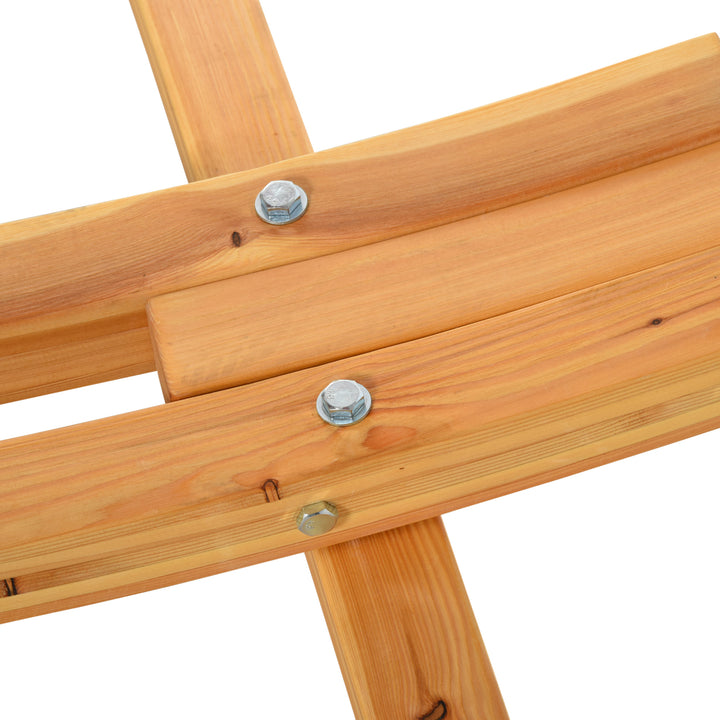 MCL 3.25m Wooden Hammock Stand Universal Fit Garden Picnic Camp Accessories