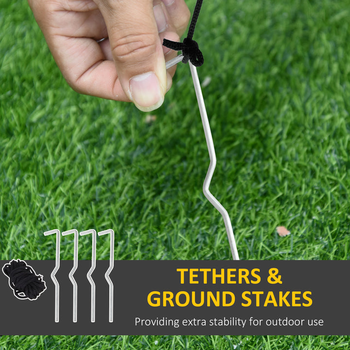 MCL 5ft Inflatable Christmas Tree Xmas Air Blown Holiday Decoration LED Lawn Yard Outdoor Ornaments