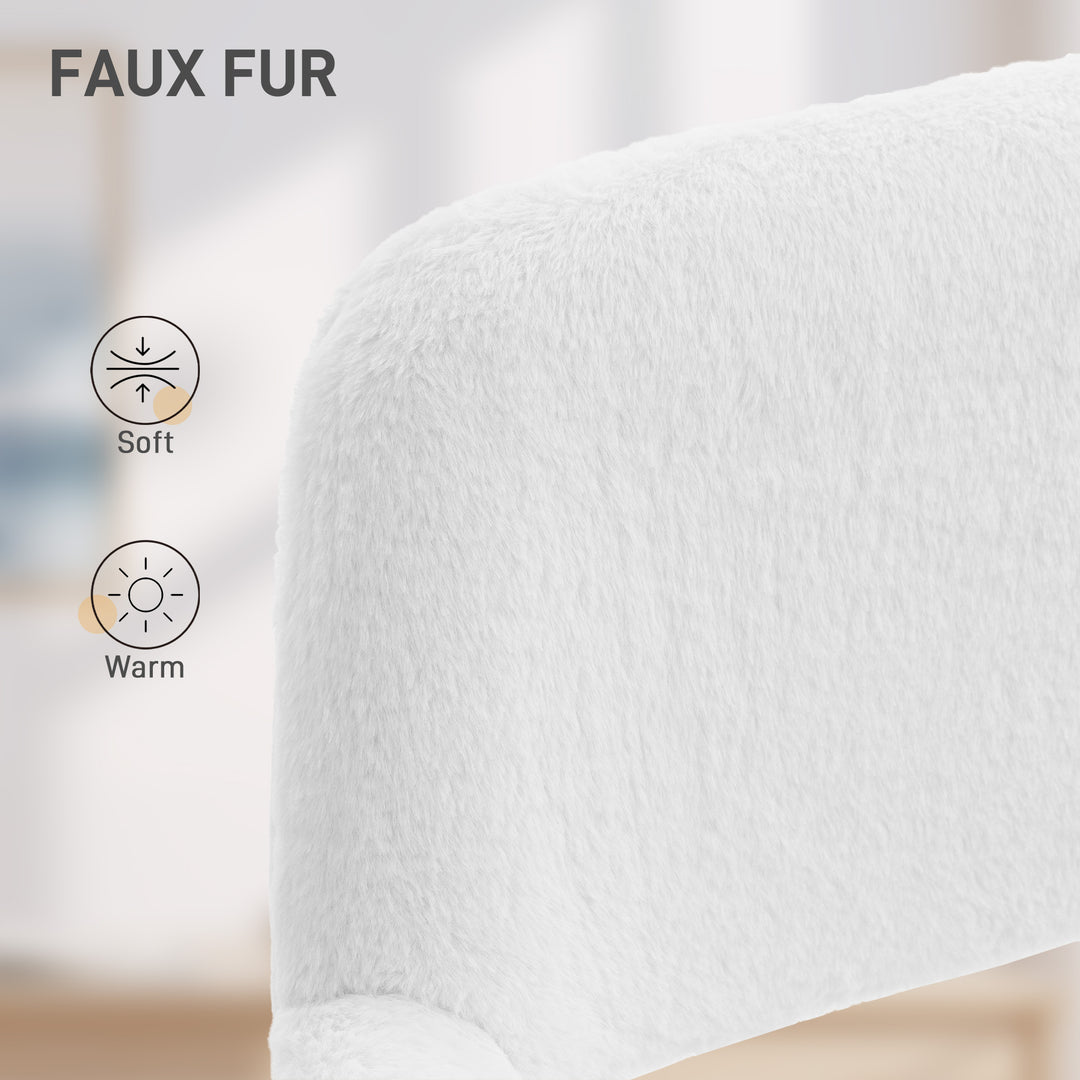 Faux Fur Rabbit Chair