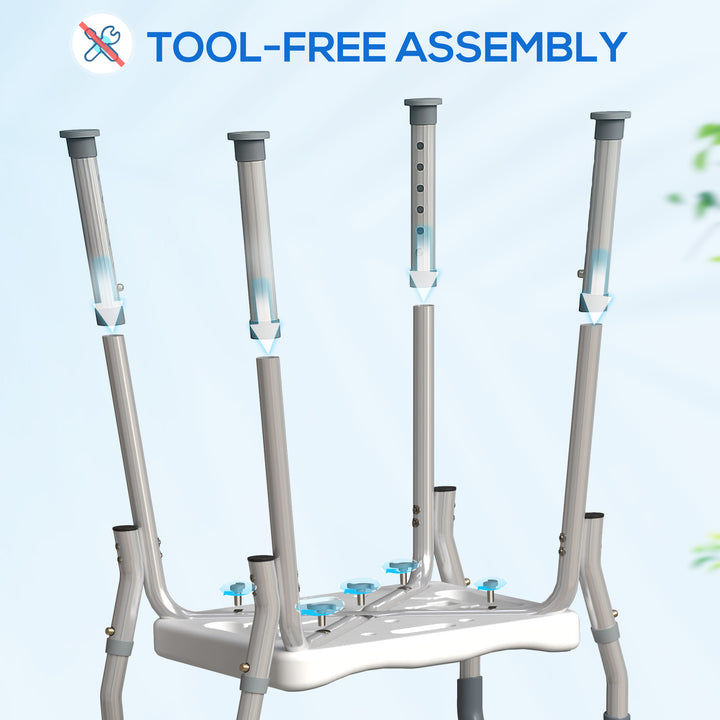 57-69cm Aluminium Frame Bath Seat